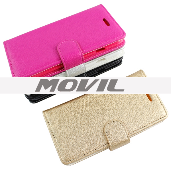 NP-2522 Cubierta de PU cuero Flip para iPhone 6 funda de cartera-25